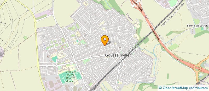 localisation de l'entreprise BAT'IK  GOUSSAINVILLE