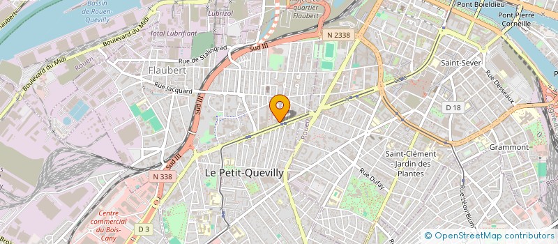 localisation de l'entreprise BAT'ILLUSTRE  LE PETIT-QUEVILLY