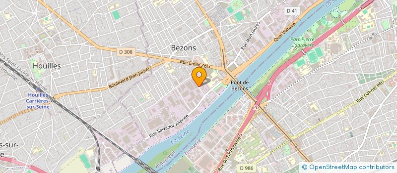 localisation de l'entreprise BAT-IM à BEZONS