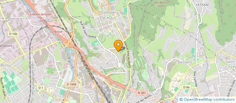 localisation de l'entreprise BAT'IM ATTITUDE à CHAMBERY