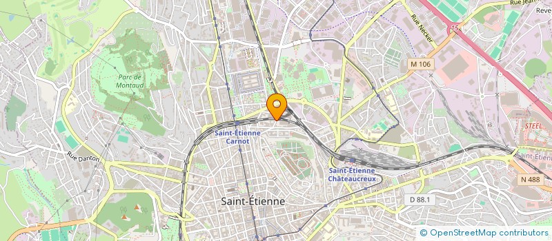 localisation de l'entreprise BAT'IMB  SAINT-ETIENNE