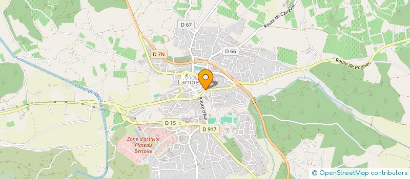 localisation de l'entreprise BAT-INC à LAMBESC