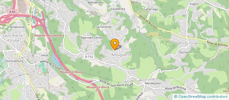 localisation de l'entreprise BAT INDUS AQUITAINE  MOUGUERRE