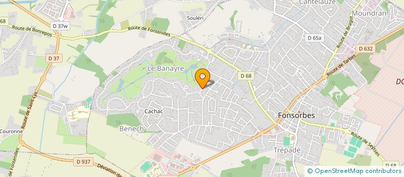 localisation de l'entreprise BAT INN  FONSORBES