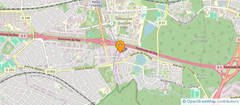 localisation de l'entreprise BAT'INNOV à EMERAINVILLE