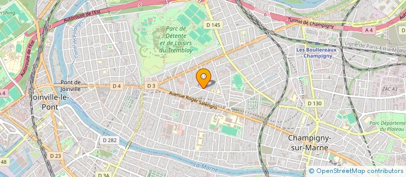 localisation de l'entreprise BAT-INNOV à CHAMPIGNY-SUR-MARNE