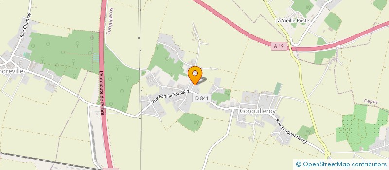 localisation de l'entreprise BAT INNOV  CORQUILLEROY