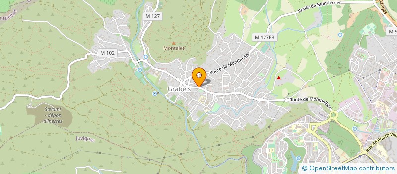 localisation de l'entreprise BAT'INNOVATION à GRABELS