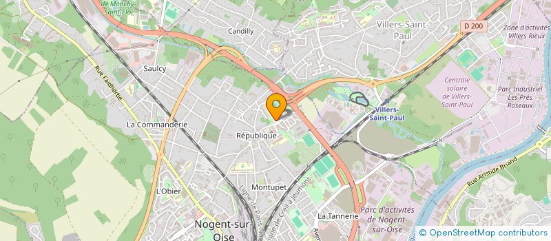 localisation de l'entreprise BAT'INOV à NOGENT-SUR-OISE