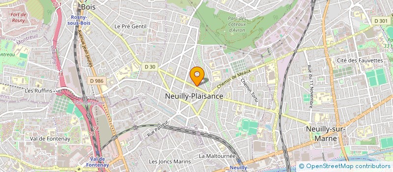 localisation de l'entreprise BAT'INOV CONCEPT  NEUILLY-PLAISANCE