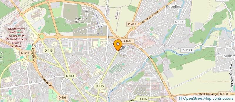 localisation de l'entreprise BAT INTERIM à MELUN