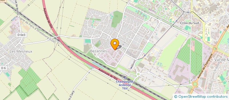 localisation de l'entreprise BAT ISOL à BEZANNES