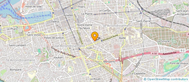 localisation de l'entreprise BAT - ISOL à MARSEILLE