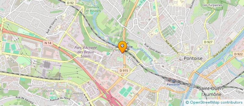 localisation de l'entreprise BAT ISOL à PONTOISE
