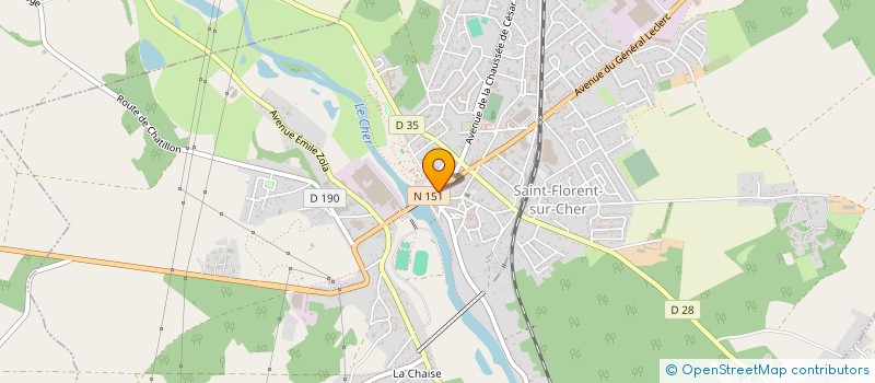 localisation de l'entreprise BAT-ISOL  SAINT-FLORENT-SUR-CHER