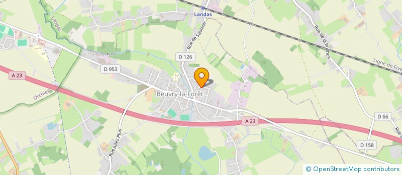 localisation de l'entreprise BAT-ISOLATION à BEUVRY-LA-FORET