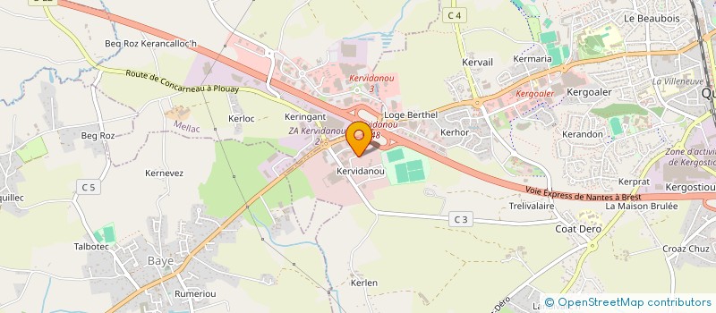 localisation de l'entreprise BAT'ISOLE CONSTRUCTION  MELLAC