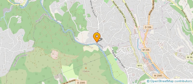 localisation de l'entreprise BAT ISSAM  LA COLLE-SUR-LOUP