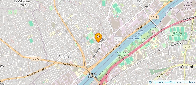 localisation de l'entreprise BAT ISTP  BEZONS