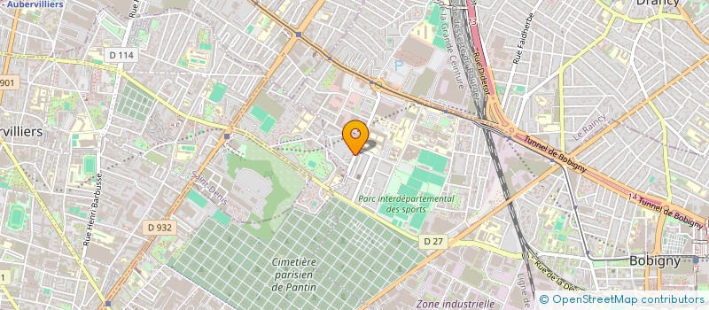 localisation de l'entreprise BAT K  BOBIGNY