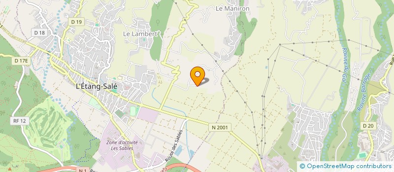 localisation de l'entreprise BAT' KARE à L'ETANG-SALE