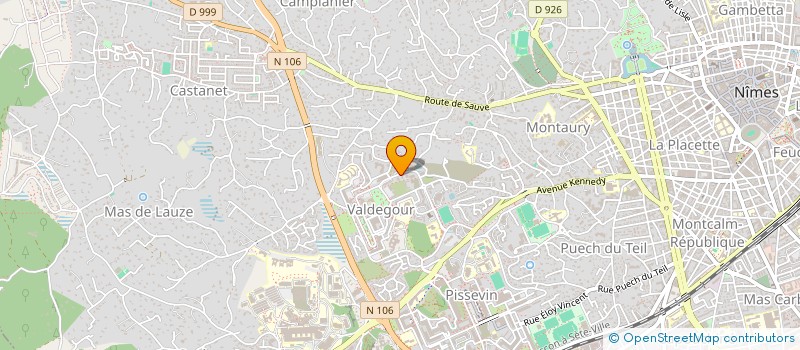 localisation de l'entreprise BAT LEADER  NIMES