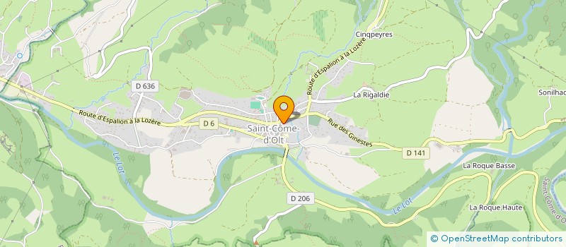 localisation de l'entreprise BAT/MAN  SAINT-COME-D'OLT