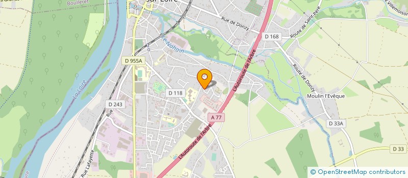 localisation de l'entreprise BAT-MAN à COSNE-COURS-SUR-LOIRE