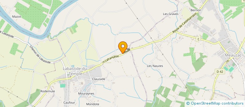 localisation de l'entreprise BAT MBY  LABASTIDE-DU-TEMPLE