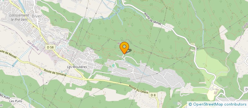 localisation de l'entreprise BAT MC  MIMET