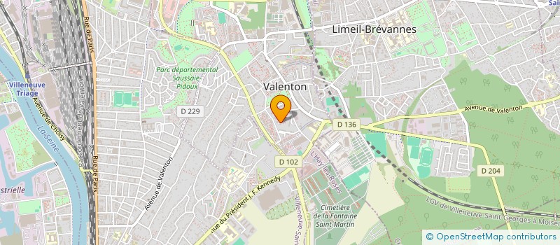 localisation de l'entreprise BAT MD à VALENTON