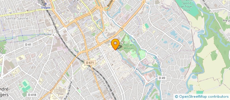 localisation de l'entreprise BAT MENUISERIE à TROYES