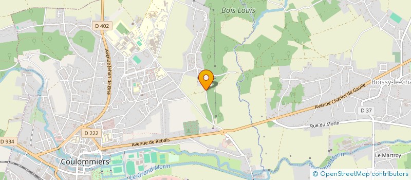 localisation de l'entreprise BAT MOD  COULOMMIERS
