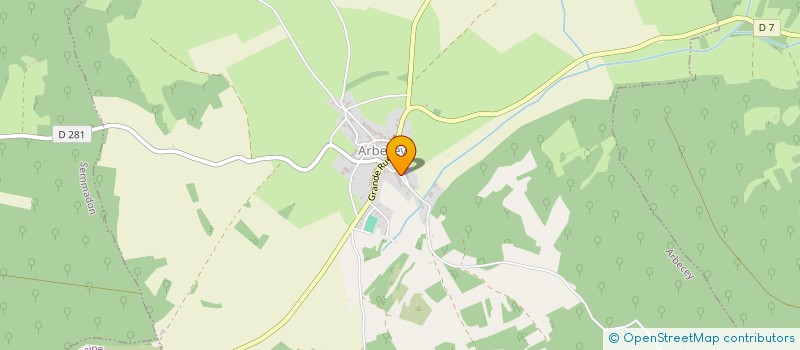 localisation de l'entreprise BAT'MODERNE - BAT'MAT'RENOVE à ARBECEY