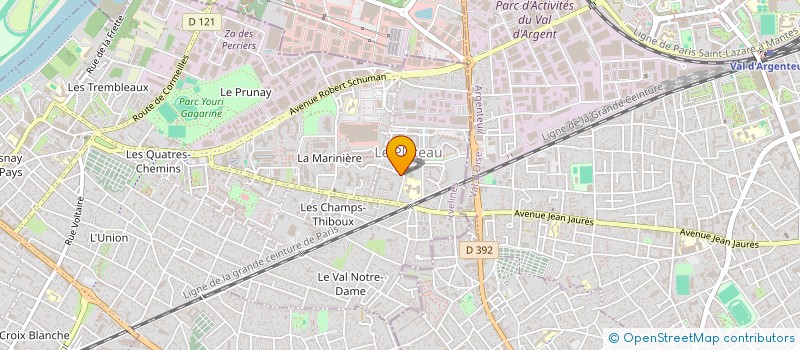 localisation de l'entreprise BAT NET  SARTROUVILLE