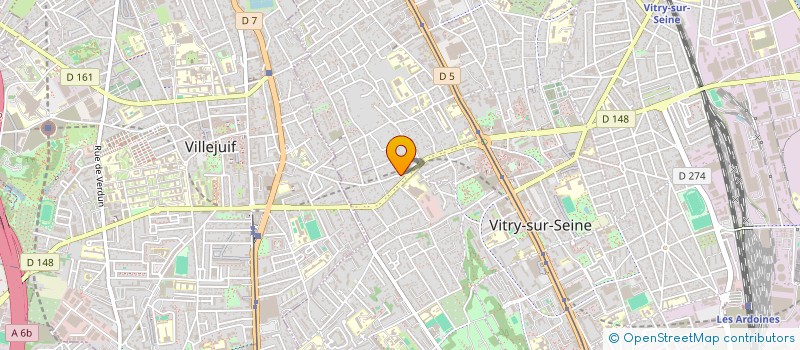 localisation de l'entreprise BAT ORIZON à VITRY-SUR-SEINE