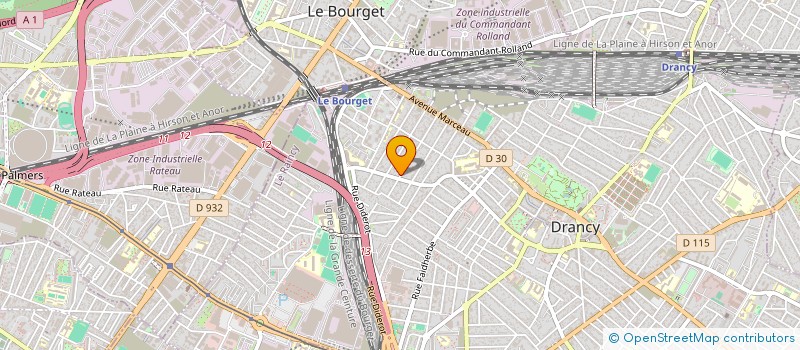 localisation de l'entreprise BAT PEINTURE à DRANCY