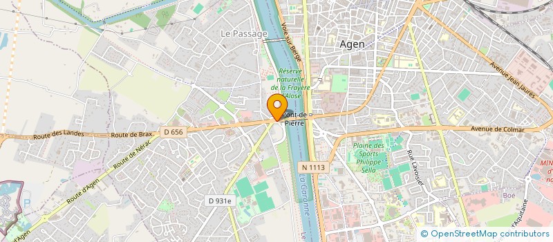 localisation de l'entreprise BAT PEINTURE  LE PASSAGE