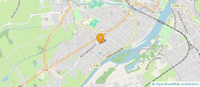 localisation de l'entreprise BAT PLUS  ROANNE