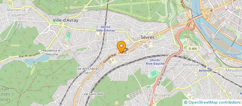 localisation de l'entreprise BAT-POL à SEVRES