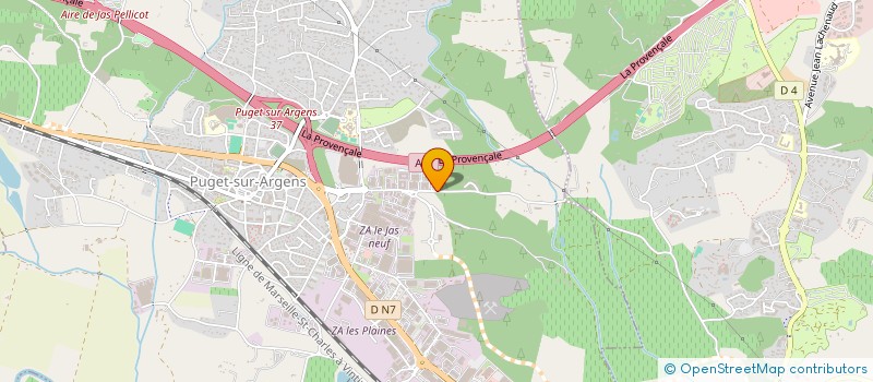 localisation de l'entreprise BAT PRESTATIONS  PUGET-SUR-ARGENS