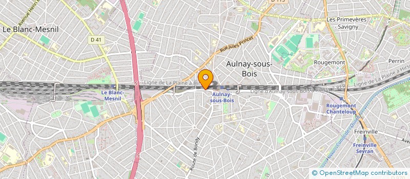 localisation de l'entreprise BAT PRO à AULNAY-SOUS-BOIS