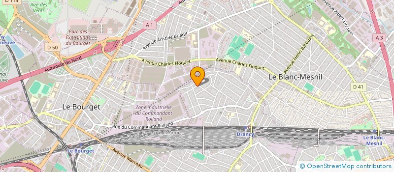 localisation de l'entreprise BAT PRO à DRANCY