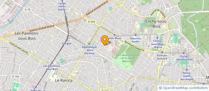 localisation de l'entreprise BAT PRO à CLICHY-SOUS-BOIS
