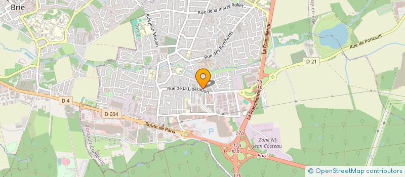 localisation de l'entreprise BAT.RE9 à PONTAULT-COMBAULT