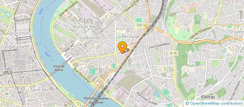 localisation de l'entreprise BAT-RENOV à BORDEAUX