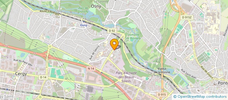 localisation de l'entreprise BAT RENOV  OSNY