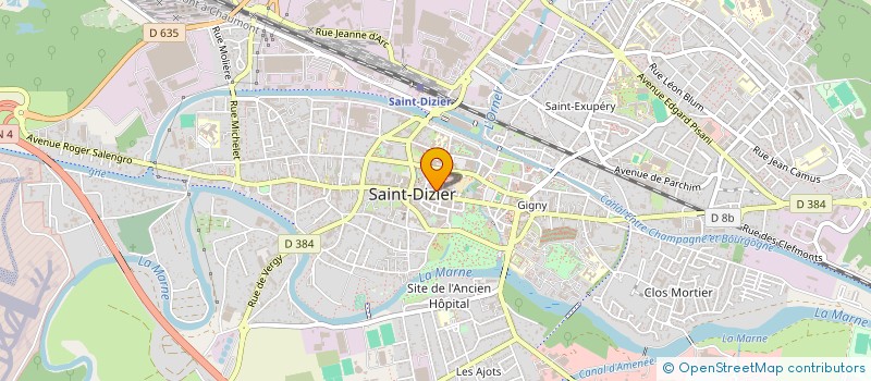 localisation de l'entreprise BAT RENOV 52 à SAINT-DIZIER