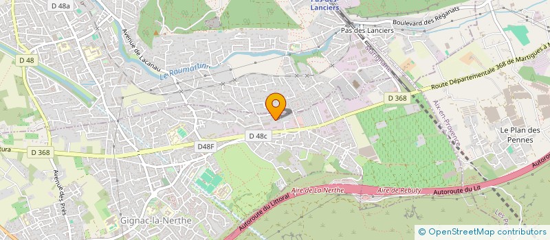 localisation de l'entreprise BAT RENOV  GIGNAC-LA-NERTHE