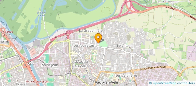 localisation de l'entreprise BAT S.L.F.  VAULX-EN-VELIN